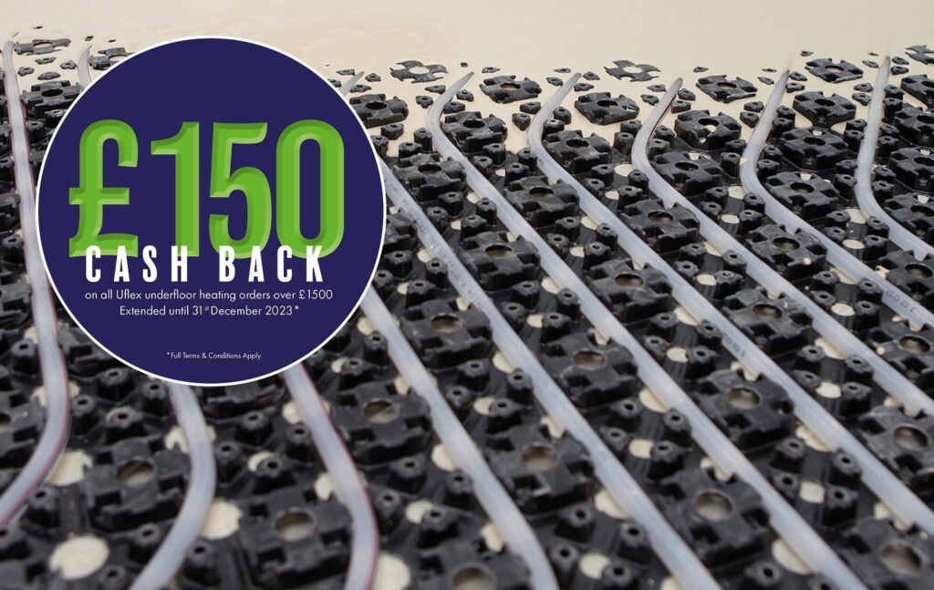 Installers will now be able to claim £150 cashback on purchases made until the end of the year.