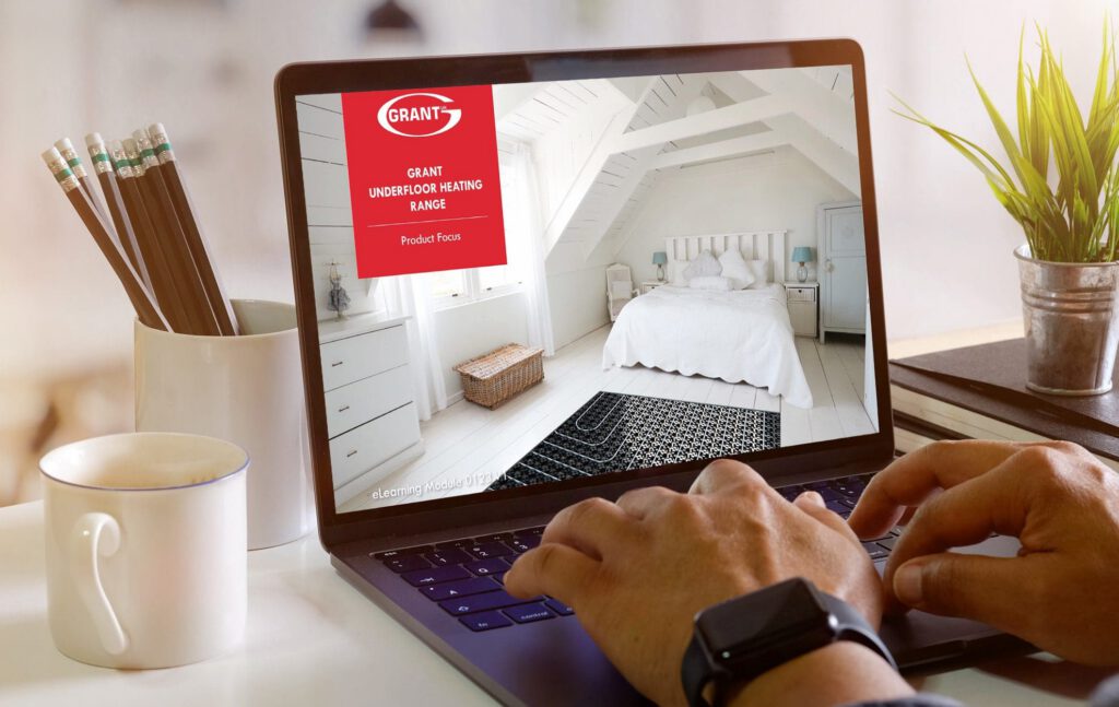 Free online training on Grant UK’s underfloor heating range is now available via the company’s eLearning Academy.