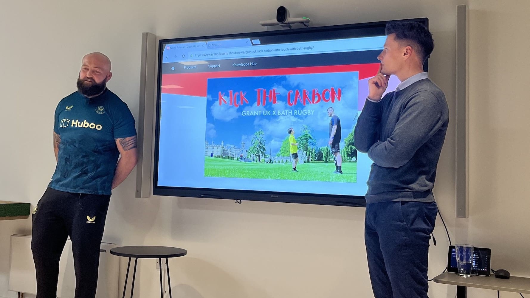 Grant UK welcomes Bath Rugby to Swindon HQ