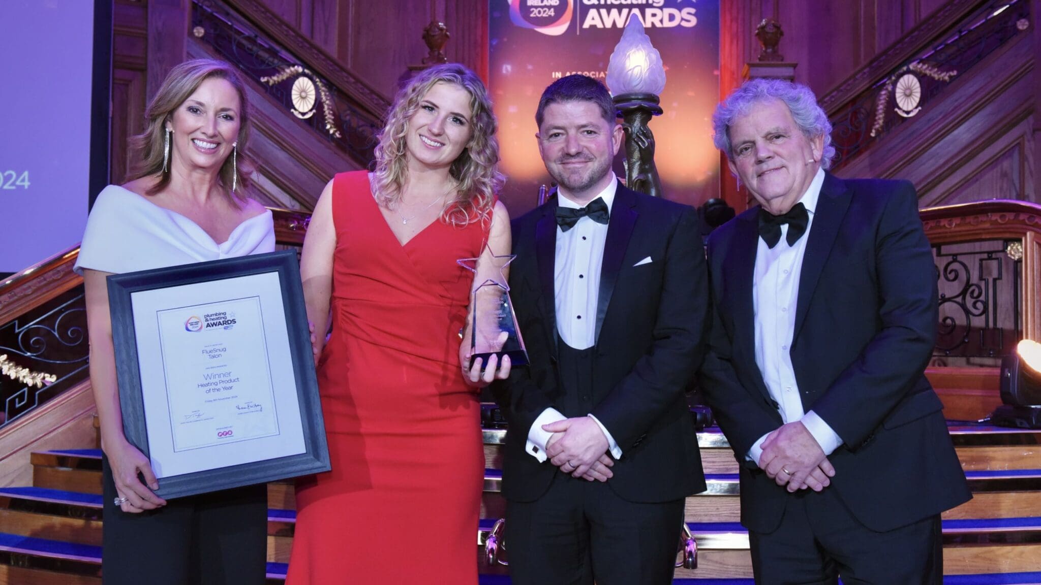 FlueSnug wins big at Northern Ireland Plumbing & Heating Awards
