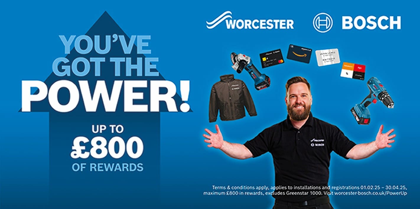 Power up with the new Worcester Bosch loyalty programme